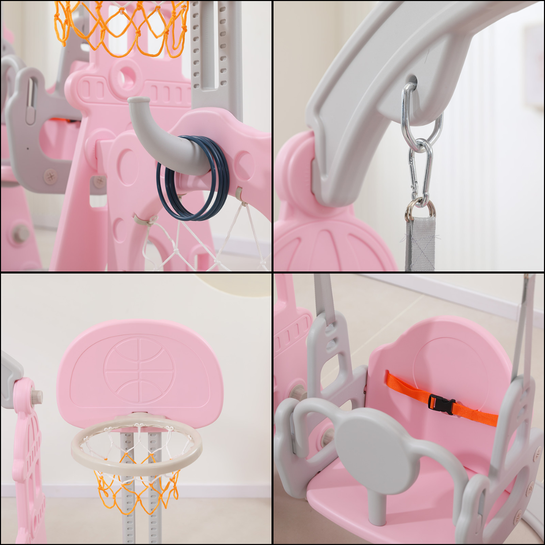 Dječje igralište s toboganom i ljuljačkom