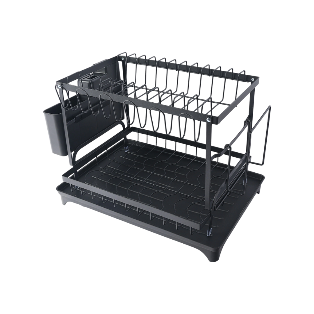 Elegantno cjedilo posuđa s tacnom