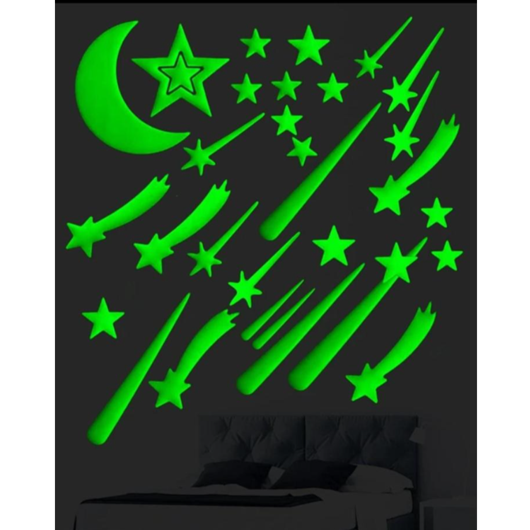 Zvijezde koje svijetle u mraku, naljepnice za dječje sobe