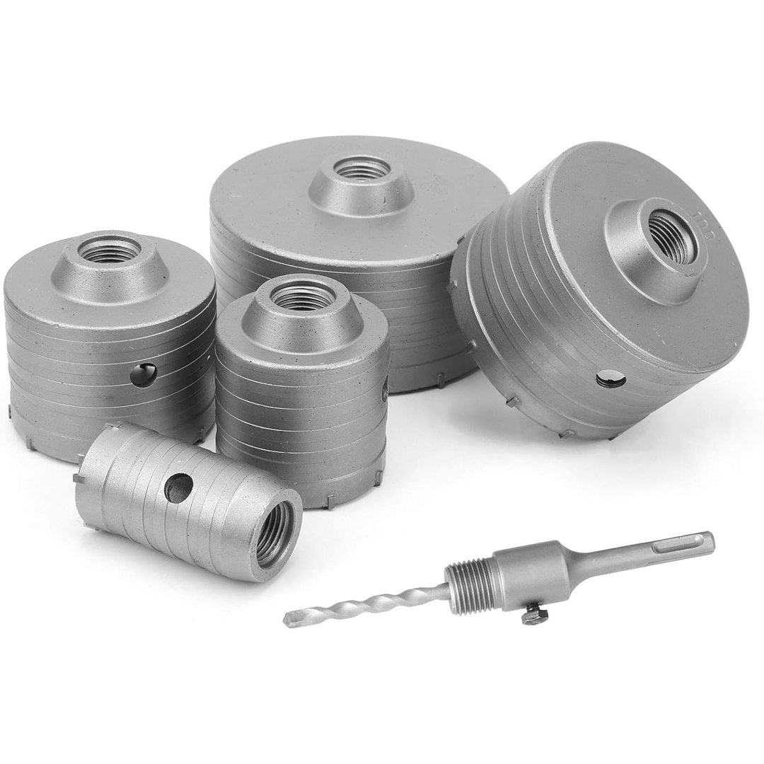 Krune za bušenje betona: 125mm, 100mm, 80mm, 65mm, 40mm