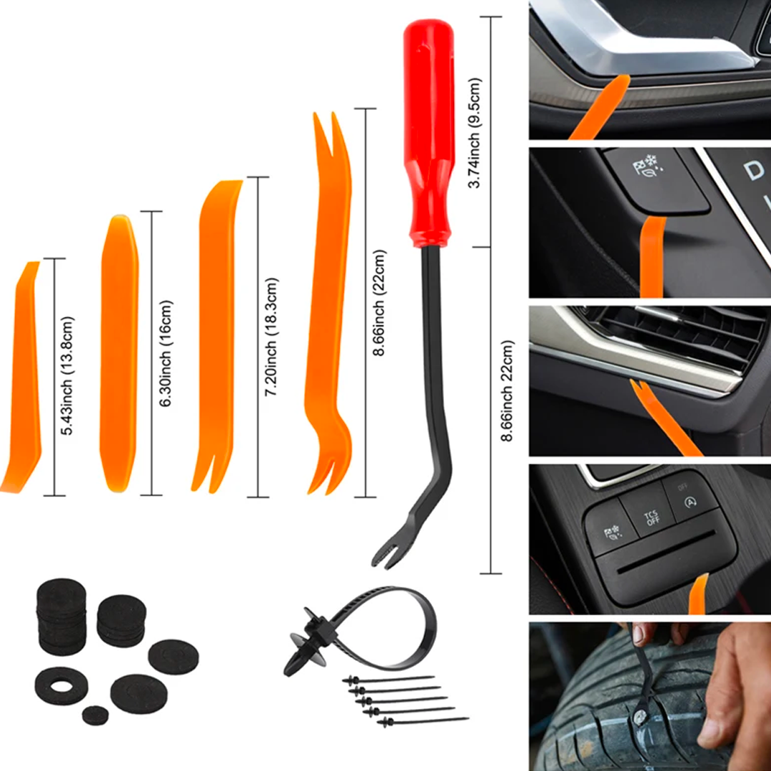 Kompleti montažnih plastičnih tipla i kopči