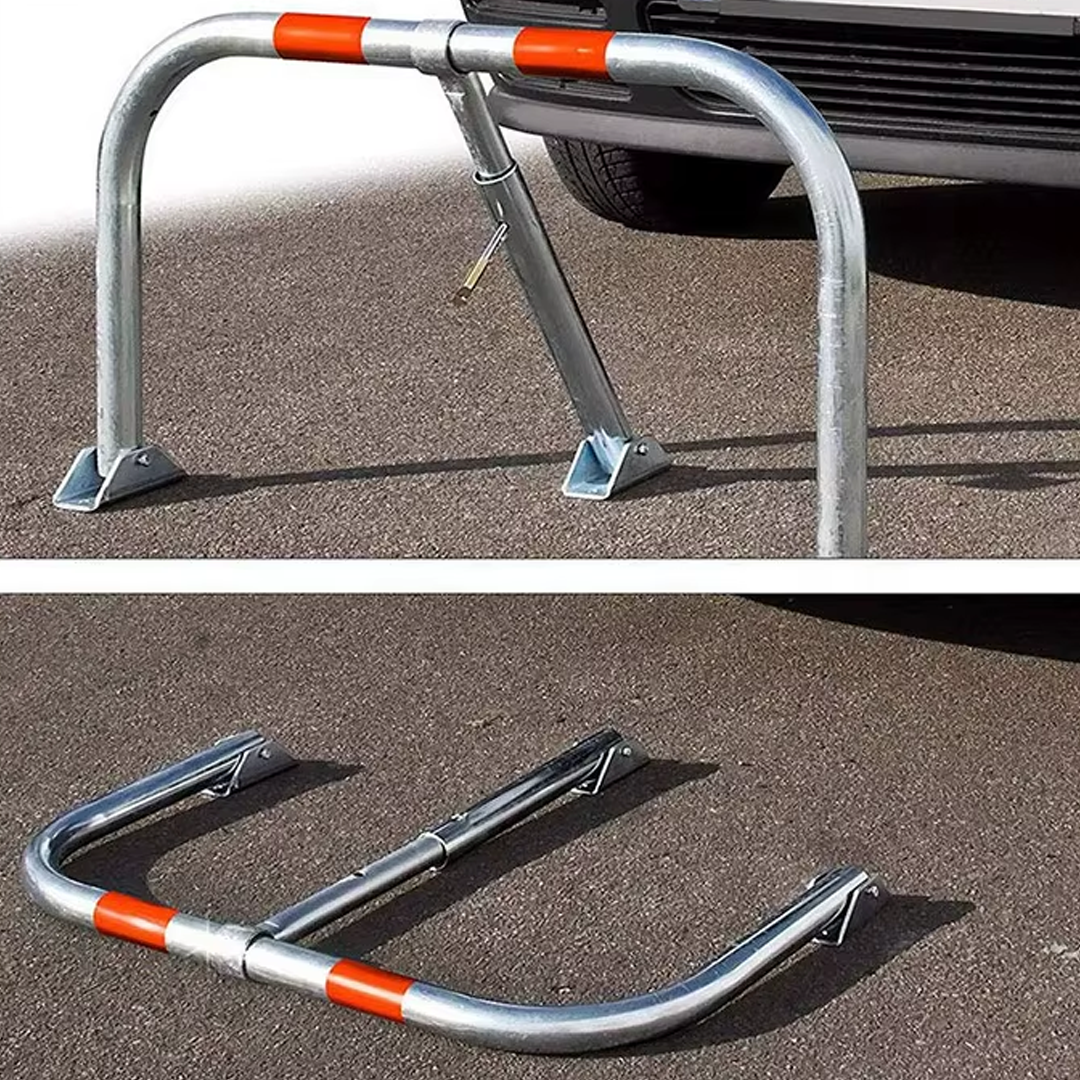 Sklopiva čelična parkirna barijera sa sigurnosnom bravom