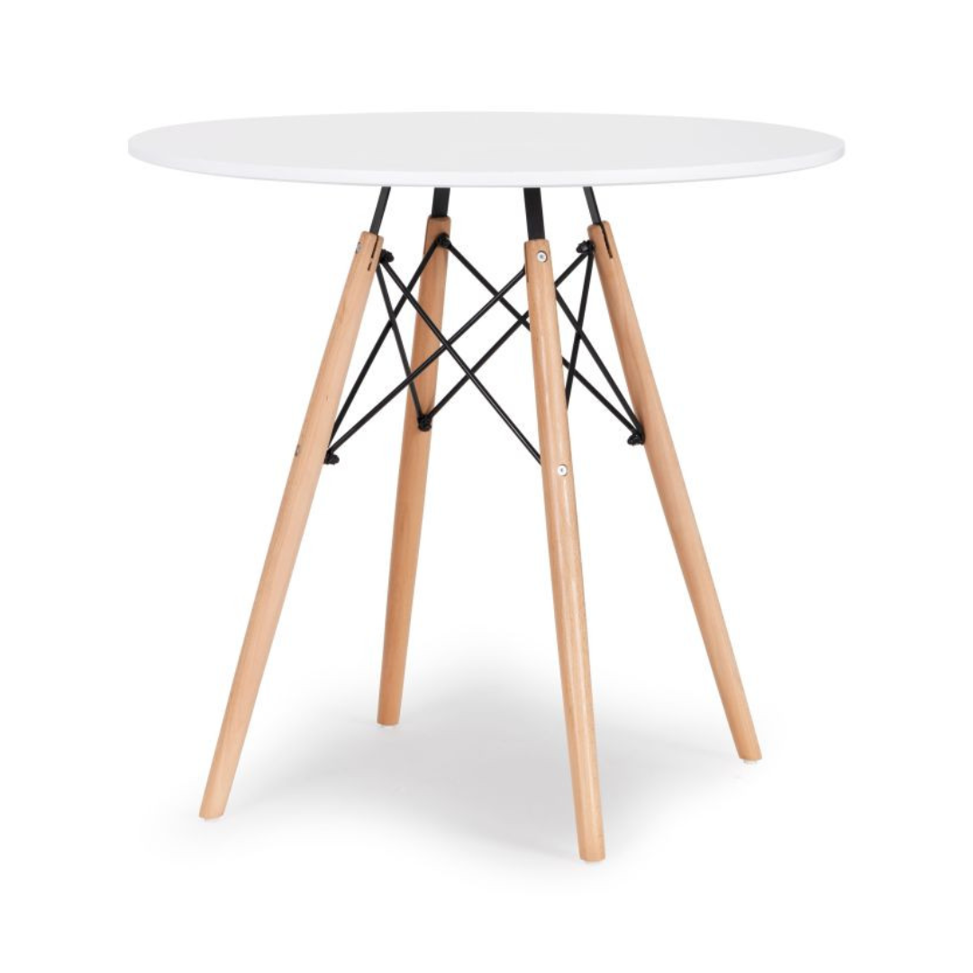 Stol Torino – Okrugli 80 cm (Bijela ili Crna)