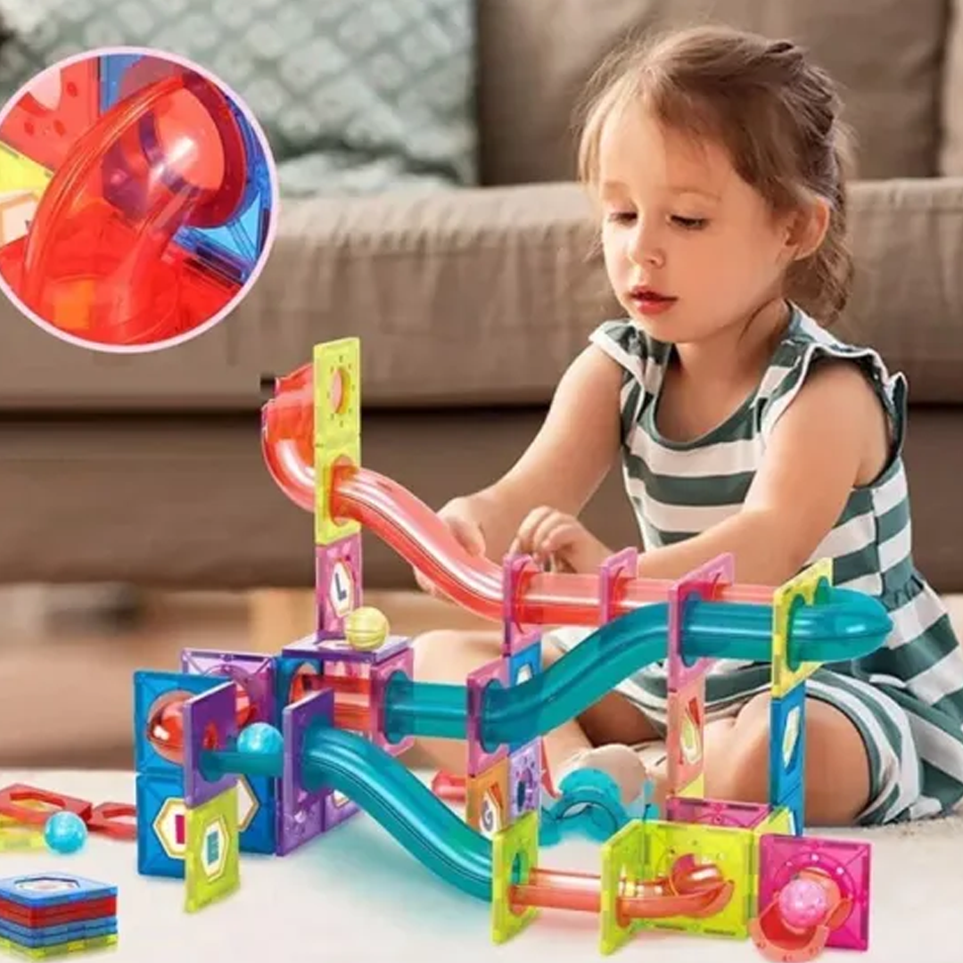 MAGNETNE SVJETLEĆE KOCKE - 61 komad