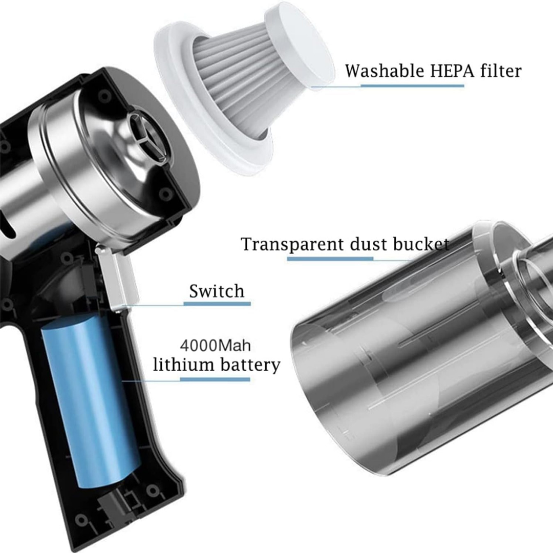 Visokoučinkoviti usisavač: Prijenosni mini usisavač Pro
